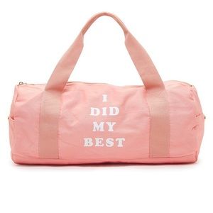 Work it Out- I Did My Best Duffle bag. Ban.do